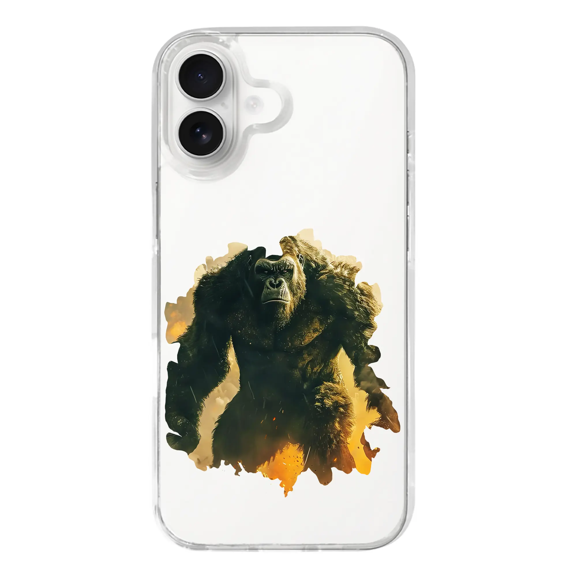 ゴジラ グッズ,キングコング - iPhone 17シリーズ 透明スマホケース – 薄型・耐衝撃・精密フィット保護カバー